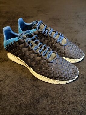 Nike Free Inneva Woven Newsprint/Blue Hero/Sail 579916-004 (2013)
